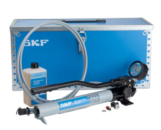 SKF Tmjl 100DU Manual hydraulic pump up to 100 MPa 14, 500 psi w digital gauge