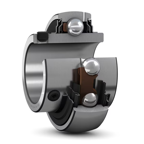 SKF YAR 220-2F + FYJ 520 Insert bearing w/screw locking Square flanged housing