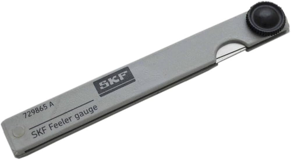 SKF 729865A Feeler gauge with 13 short blades of 100 mm 4in in a plastic cover